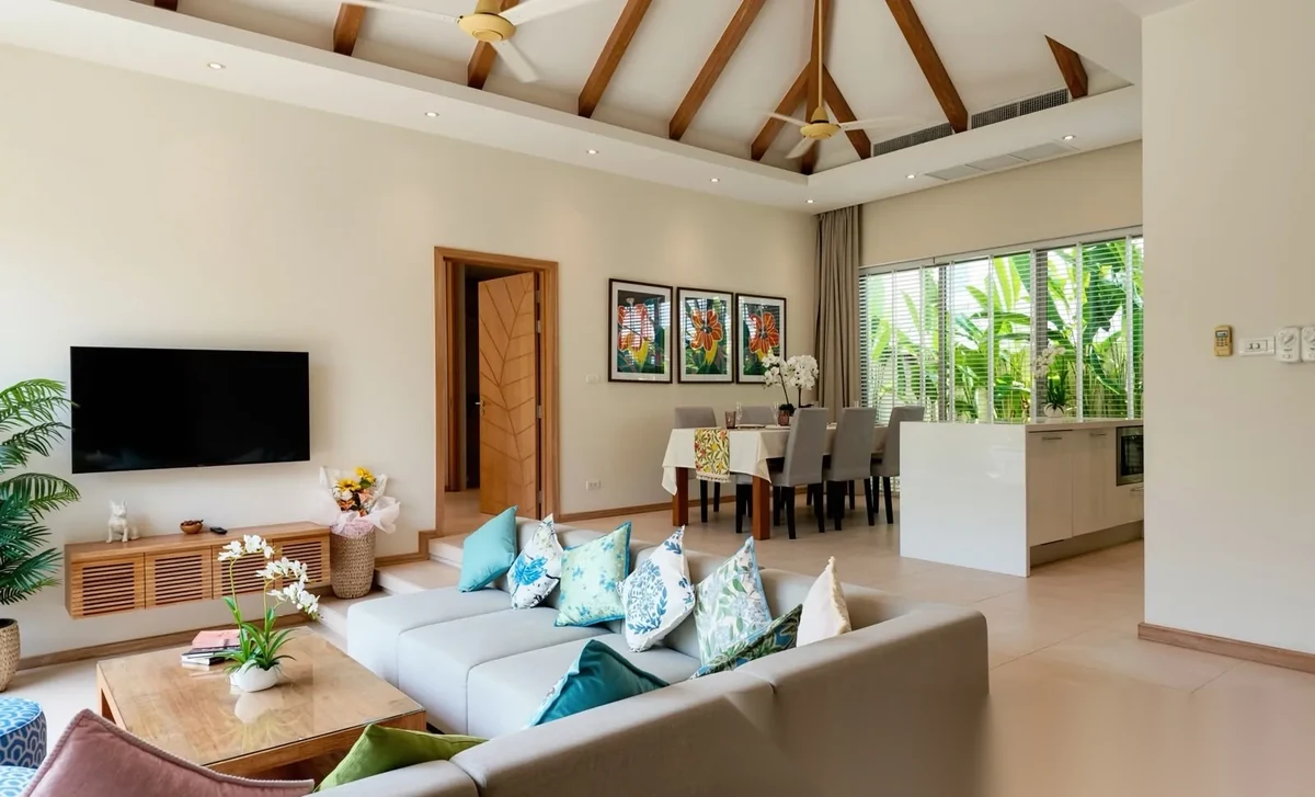 3 Bedroom Villa for rent at Trichada Villas complex · Choeng Thale · Pool View — photo 6