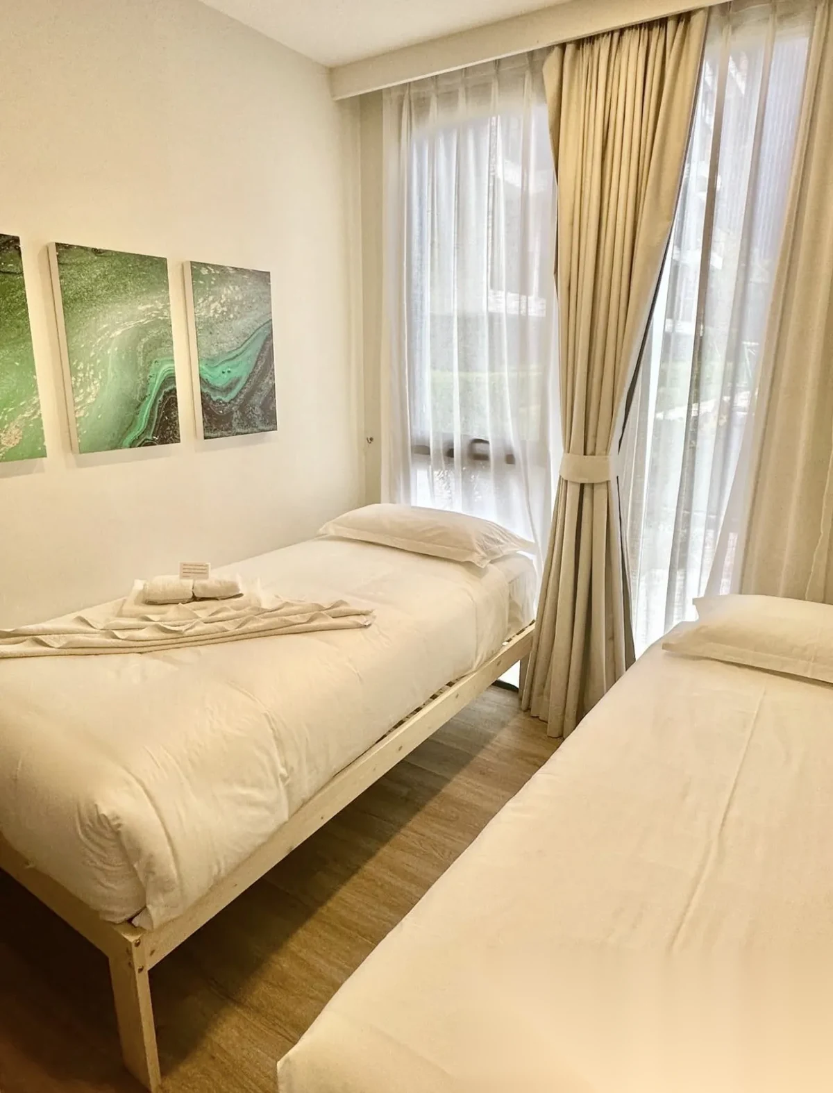 2 Bedroom Apartment for rent at Skypark Aurora Laguna Phuket complex · Choeng Thale · Garden View — photo 3