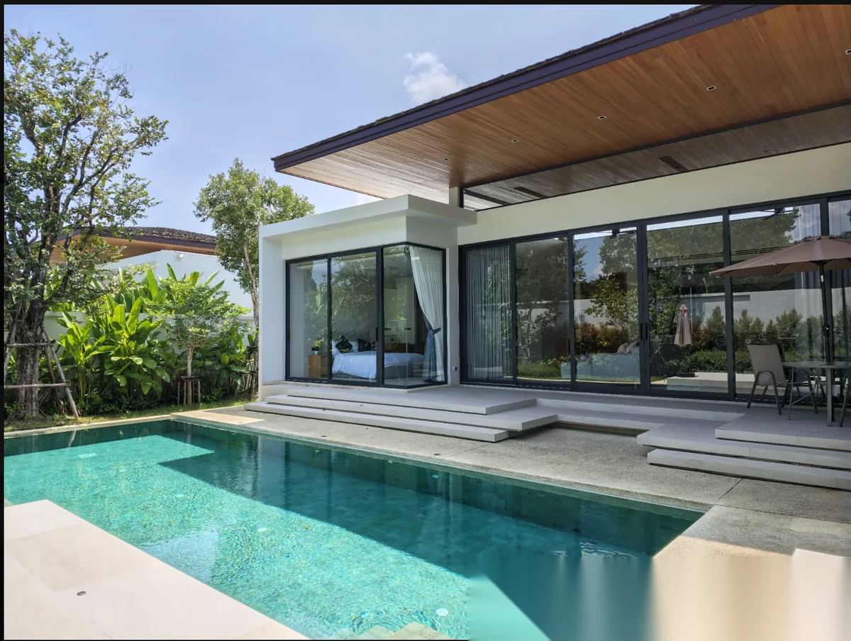 4 Bedroom Villa for sale at Botanica Four Seasons - Autumn Modern Loft complex · Thep Krasattri · Pool View — photo 8