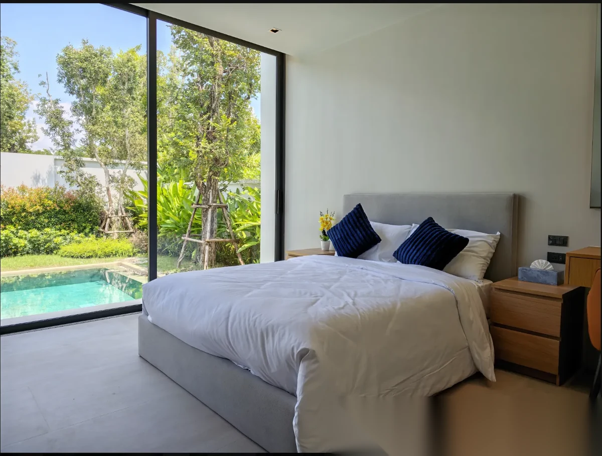 4 Bedroom Villa for sale at Botanica Four Seasons - Autumn Modern Loft complex · Thep Krasattri · Pool View — photo 9