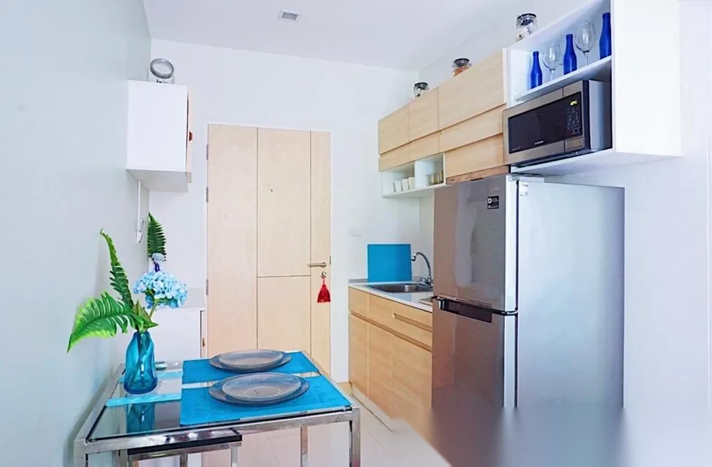 Апартаменты 1BR в ЖК Happy Place Condo · Саку · Вид в сад — фото 9