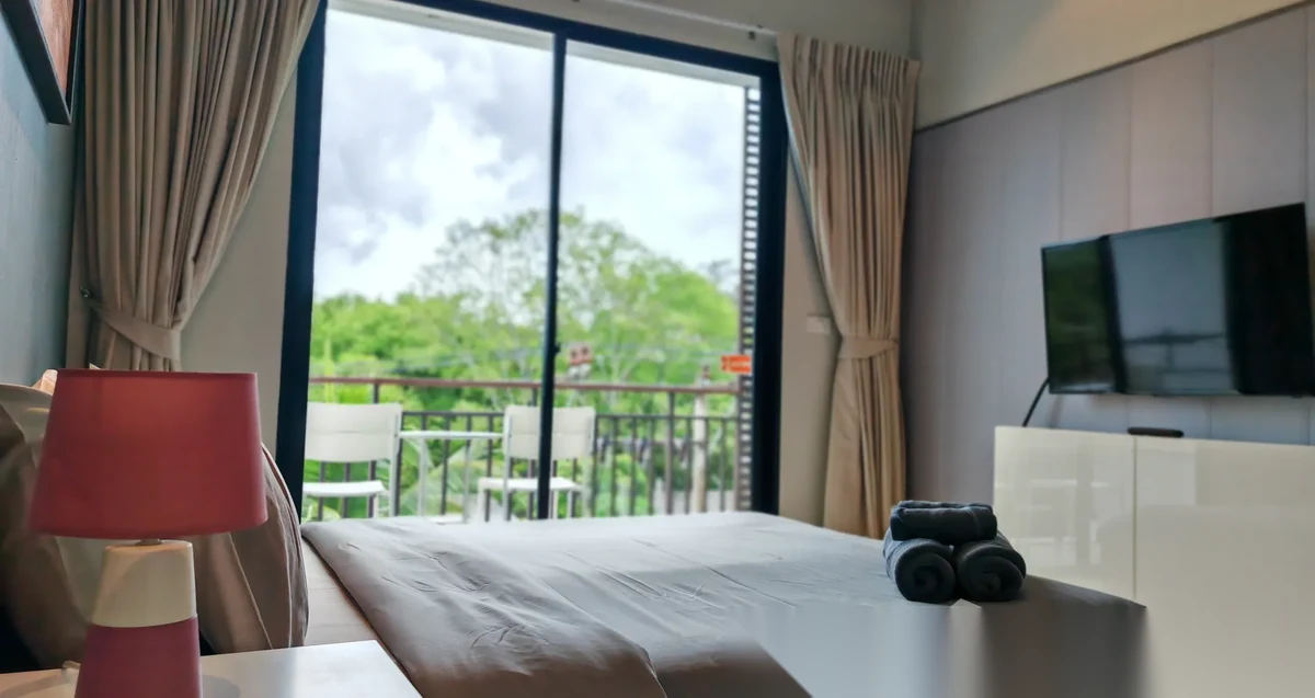 1 Bedroom Apartment for rent at The Title Rawai Phase 1-2 complex · Rawai · Garden View