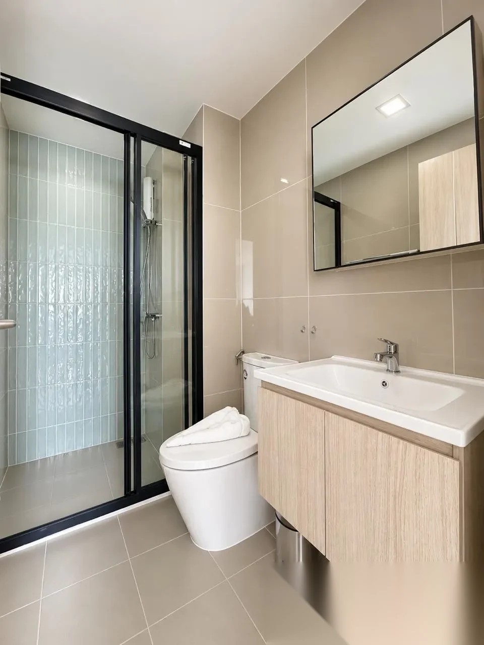 Апартаменты 1BR в ЖК THE BASE Bukit · Вичит · Вид в сад — фото 6