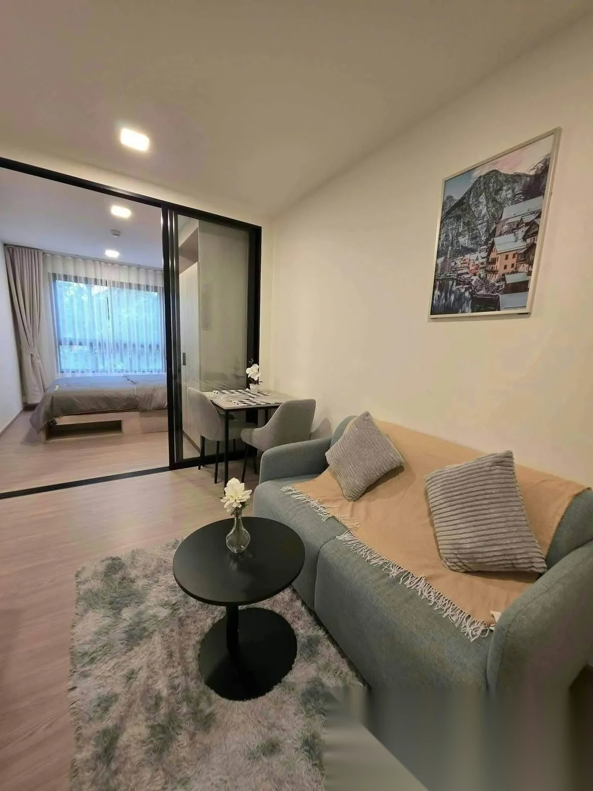 Апартаменты 1BR в ЖК THE BASE Bukit · Вичит · Выход к бассейну — фото 8