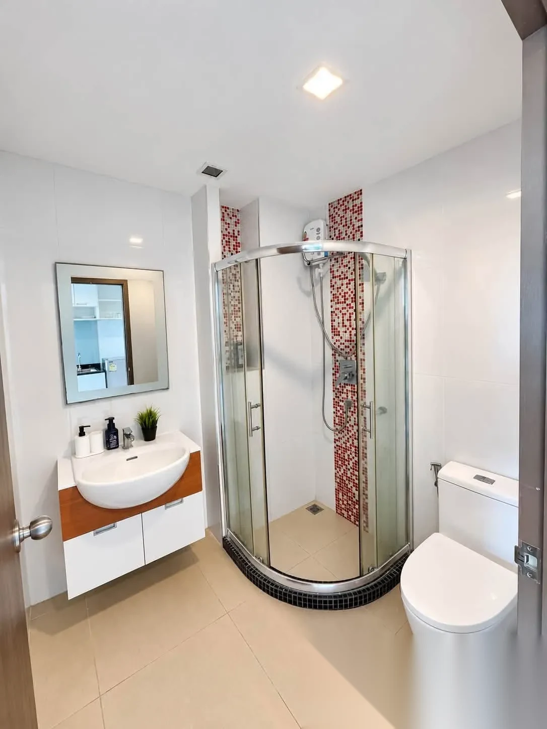 1 Bedroom Apartment for rent at The Pixels Cape Panwa Condo complex · Wichit · Pool Access — photo 3