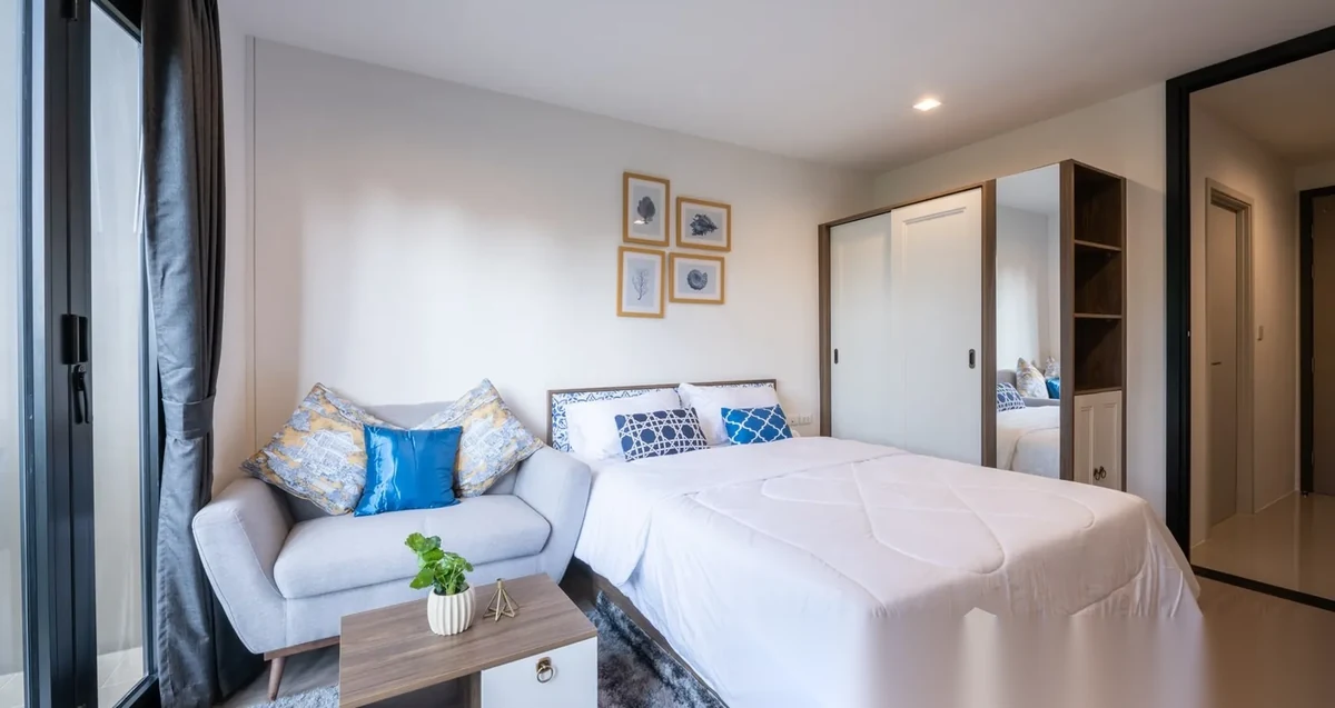 Studio Apartment for rent at THE BASE Central Phuket complex · Wichit