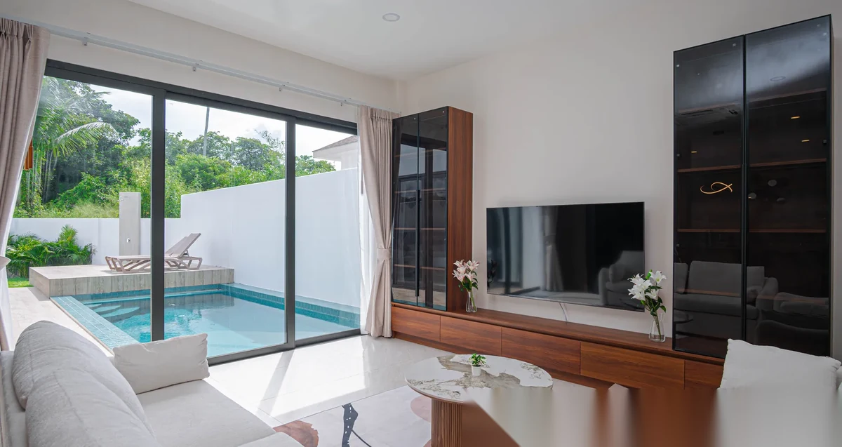 3 Bedroom Villa for rent at The Elegance by Phirunda complex · Chalong · Pool View