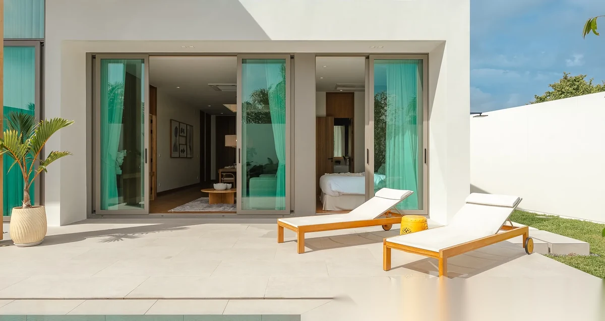 3 Bedroom Villa for rent at Mono Champaca complex · Thep Krasattri