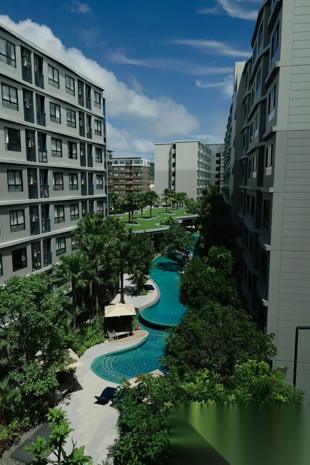 Апартаменты 1BR в ЖК Dcondo Reef Phuket · Кату · Вид на бассейн — фото 9