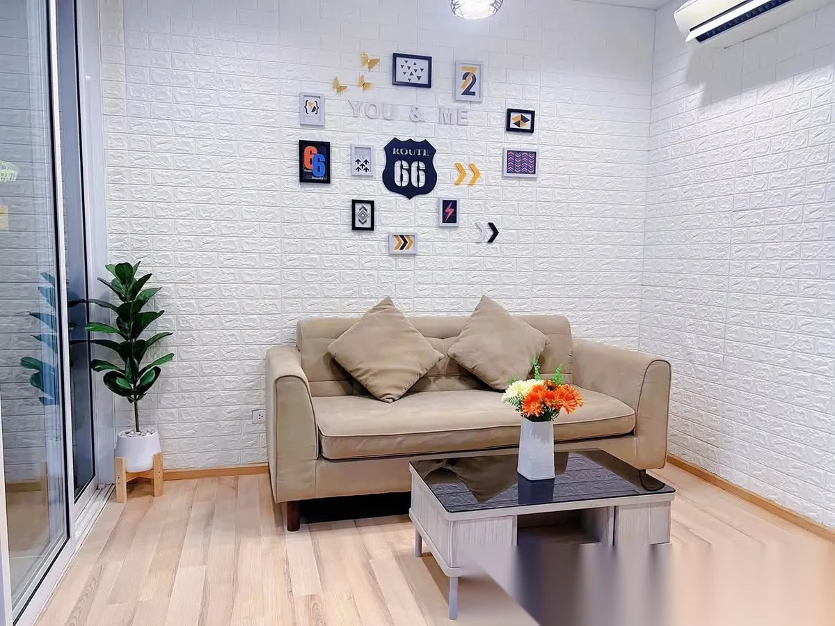 Апартаменты 1BR в ЖК The Base Height · Пхукет-таун · Вид на бассейн — фото 2