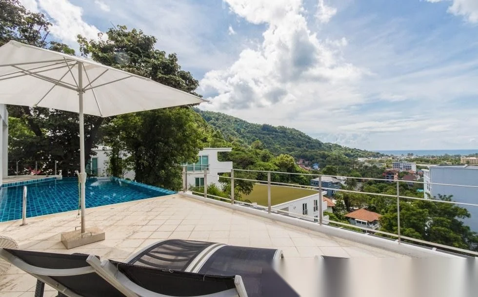 Вилла 5BR в комплексе Villa Ginborn 5 bedroom sea view pool villa in Kata · Карон · Вид на море — фото 3
