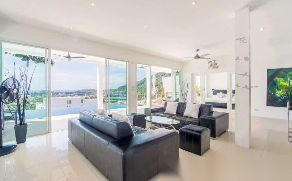 Вилла 5BR в комплексе Villa Ginborn 5 bedroom sea view pool villa in Kata · Карон · Вид на море — фото 6
