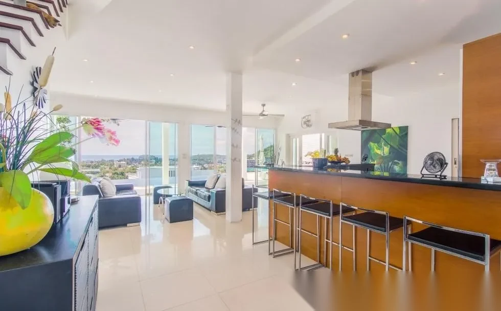 Вилла 5BR в комплексе Villa Ginborn 5 bedroom sea view pool villa in Kata · Карон · Вид на море — фото 8
