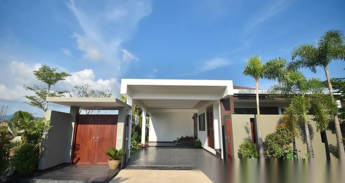3 Bedroom Villa for rent at The Lake House complex · Si Sunthon · Garden View