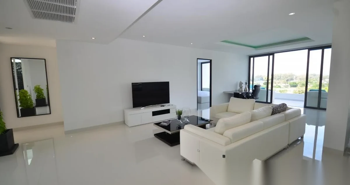 Пентхаус 3BR в ЖК Sansuri · Чернг Тале / Bang Tao · Вид в сад