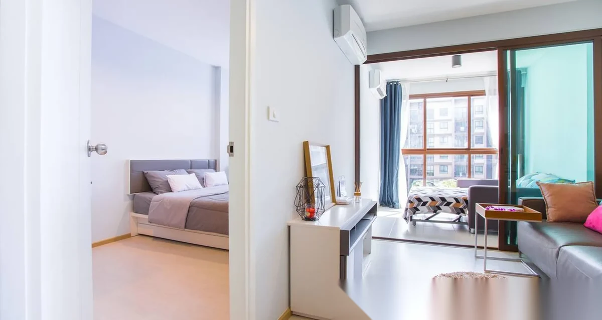 Апартаменты 2BR в ЖК ZCAPE III · Вичит · Вид на бассейн — фото 2