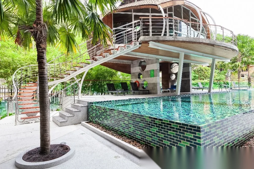 Апартаменты студия в ЖК The Emerald Terrace · Патонг · Вид на бассейн — фото 29