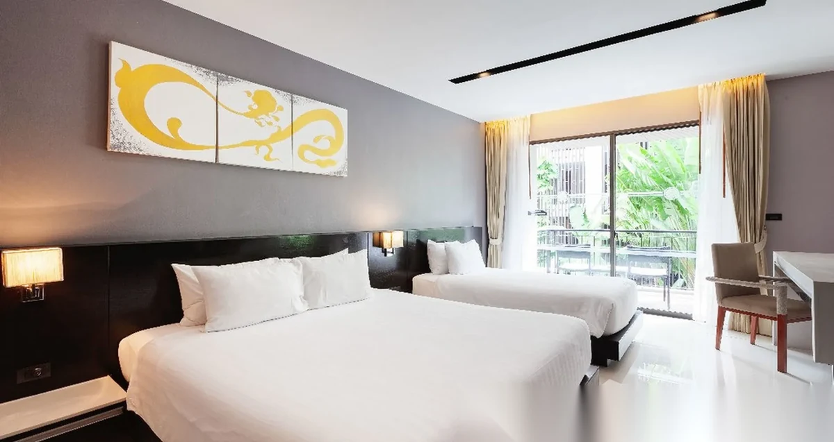 Studio Apartment for sale at The Charm complex · Patong · Partial Sea View