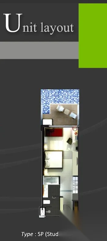 Studio Apartment for sale at The Charm complex · Patong · Partial Sea View — photo 38