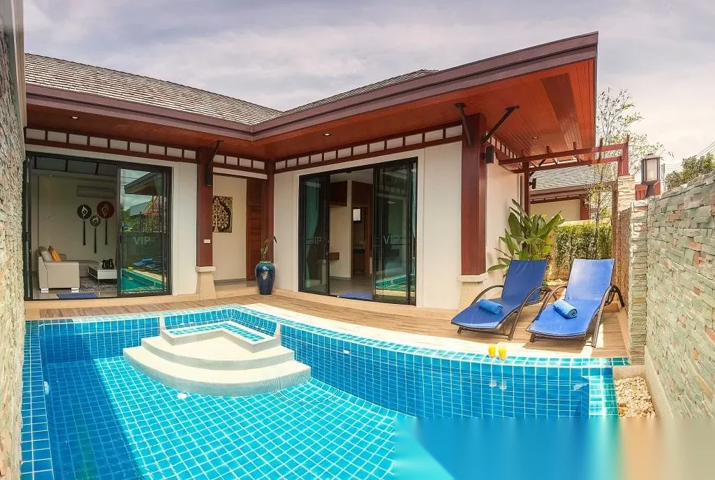 Вилла 2BR в комплексе Rawai VIP Villas & Kids Park · Раваи · Вид на бассейн — фото 4