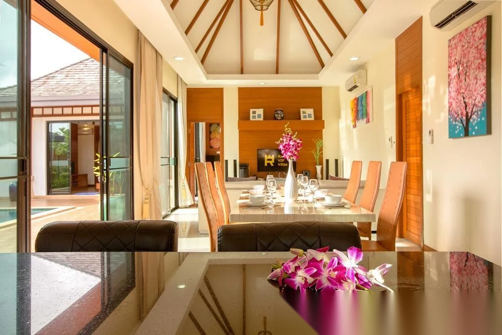 Вилла 3BR в комплексе Rawai VIP Villas & Kids Park · Раваи · Вид на бассейн — фото 3