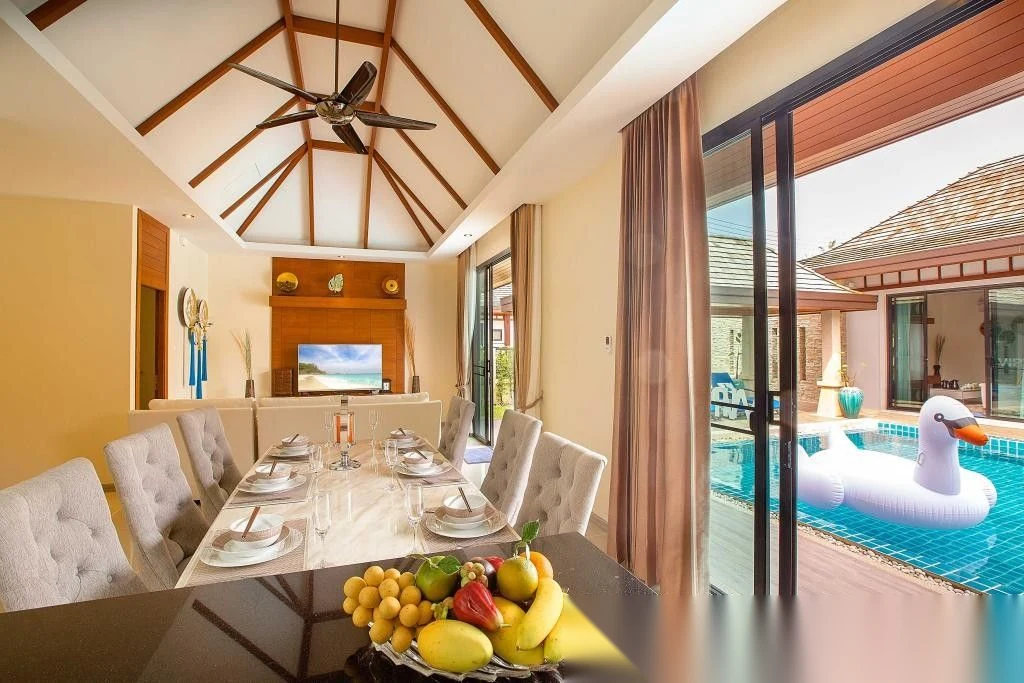 Вилла 6BR в комплексе Rawai VIP Villas & Kids Park · Раваи · Вид на бассейн — фото 4