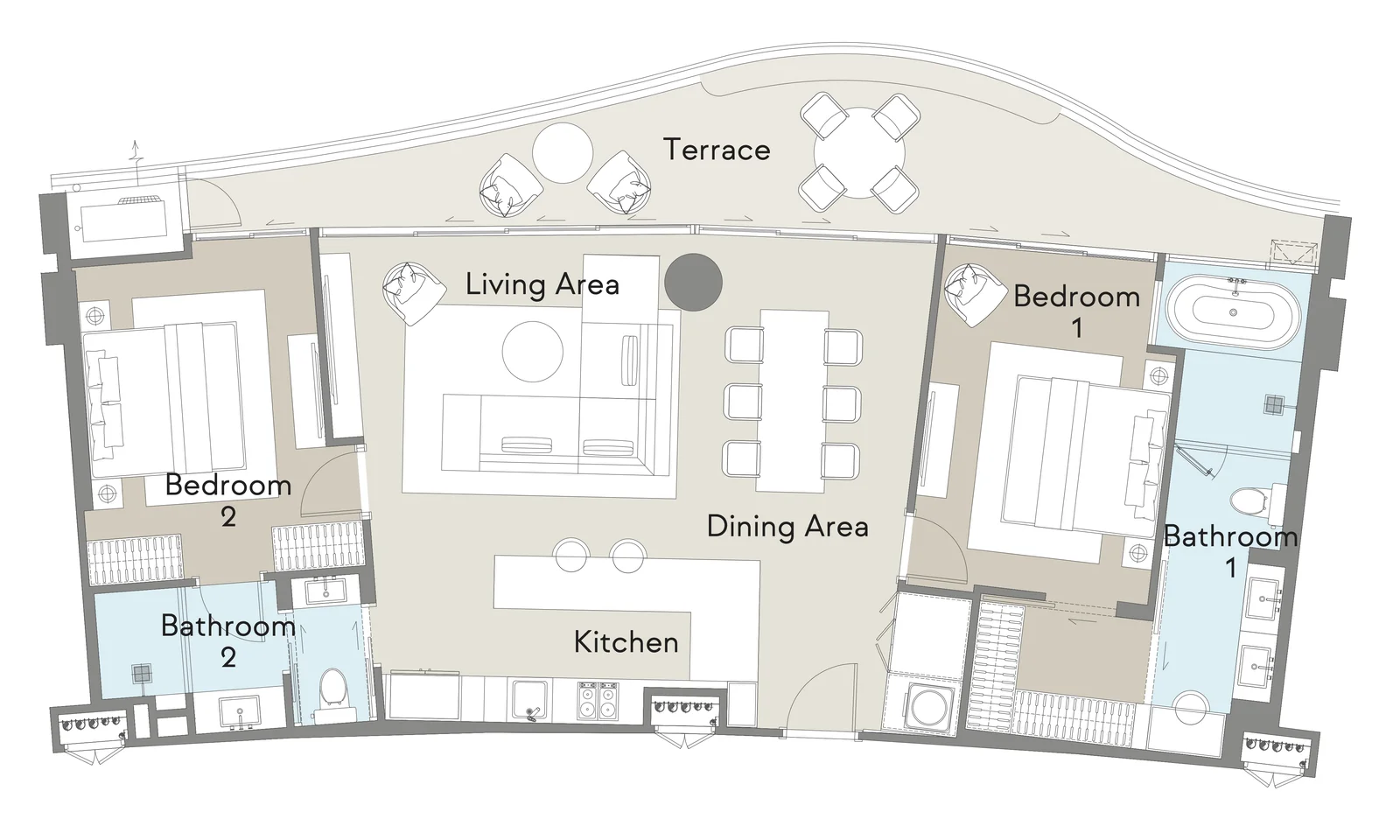 2 BR