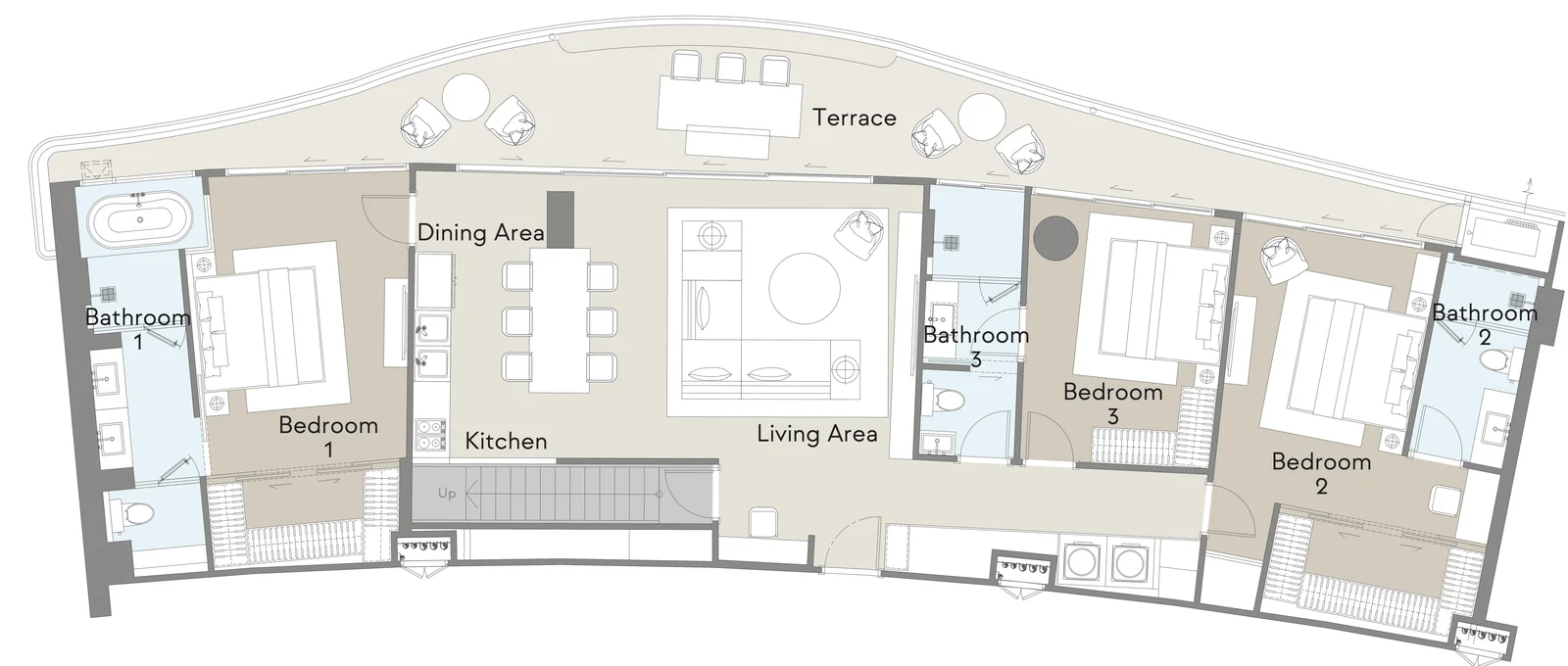 3 BR