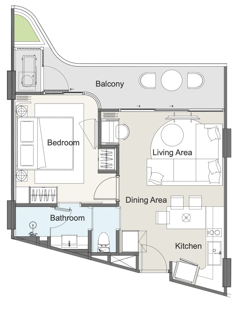 1 BR
